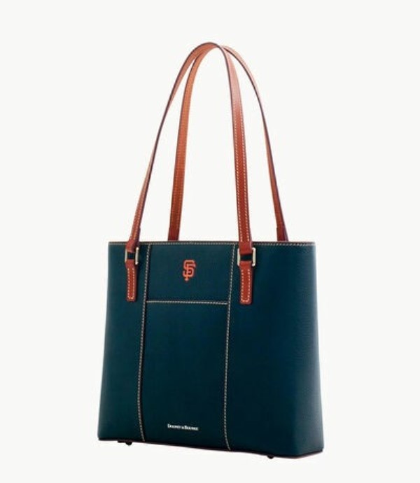 Black Dooney And Bourke MLB Giants Small Lexington Women's Tote Bags | 04FTPLNAR