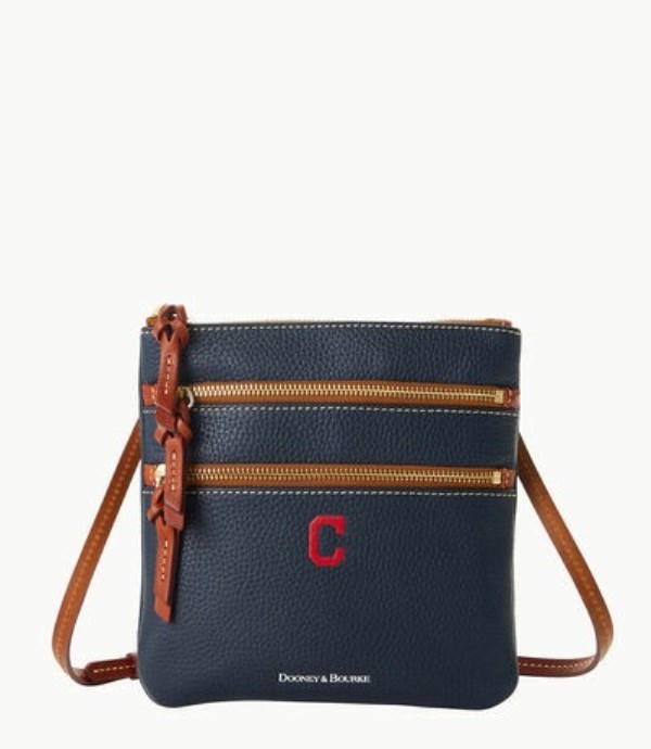 Black Dooney And Bourke MLB Indians Women\'s Crossbody Bags | 63NMYLUGK