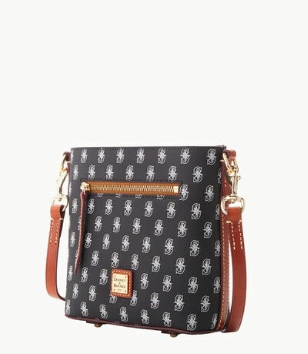 Black Dooney And Bourke MLB Mariners Small Zip Women's Crossbody Bags | 52MKQPJUT