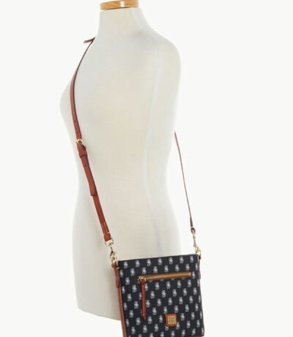 Black Dooney And Bourke MLB Mariners Small Zip Women's Crossbody Bags | 52MKQPJUT