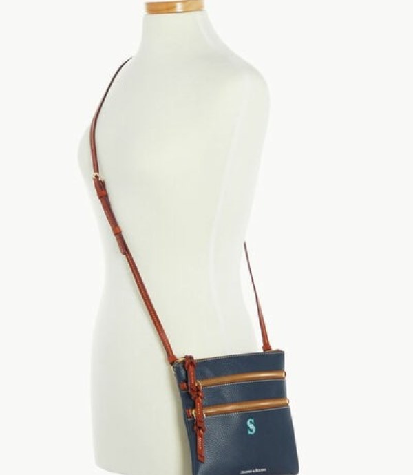 Black Dooney And Bourke MLB Mariners Women's Crossbody Bags | 57ZFWYLIK