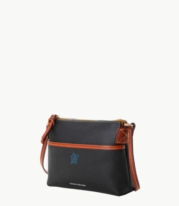 Black Dooney And Bourke MLB Marlins Ginger Women's Crossbody Bags | 68NYTSHJG