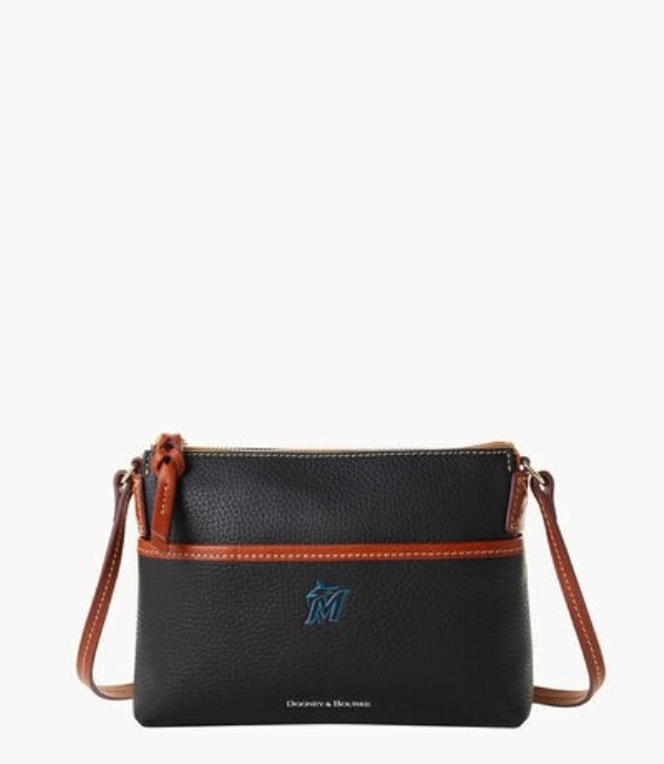 Black Dooney And Bourke MLB Marlins Ginger Women\'s Crossbody Bags | 68NYTSHJG