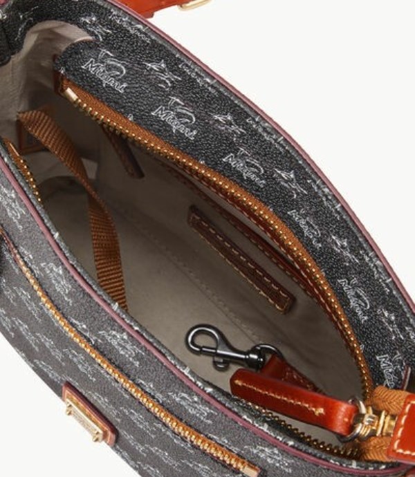 Black Dooney And Bourke MLB Marlins Small Zip Women's Crossbody Bags | 80REXPDTH