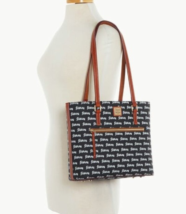 Black Dooney And Bourke MLB Marlins Women's Shopper Bag | 47BCWMORE