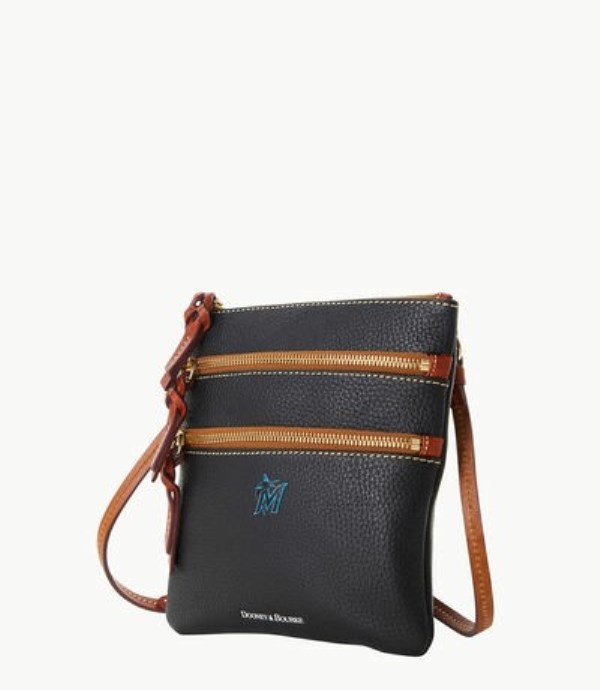 Black Dooney And Bourke MLB Marlins Women's Crossbody Bags | 50LABOGQX