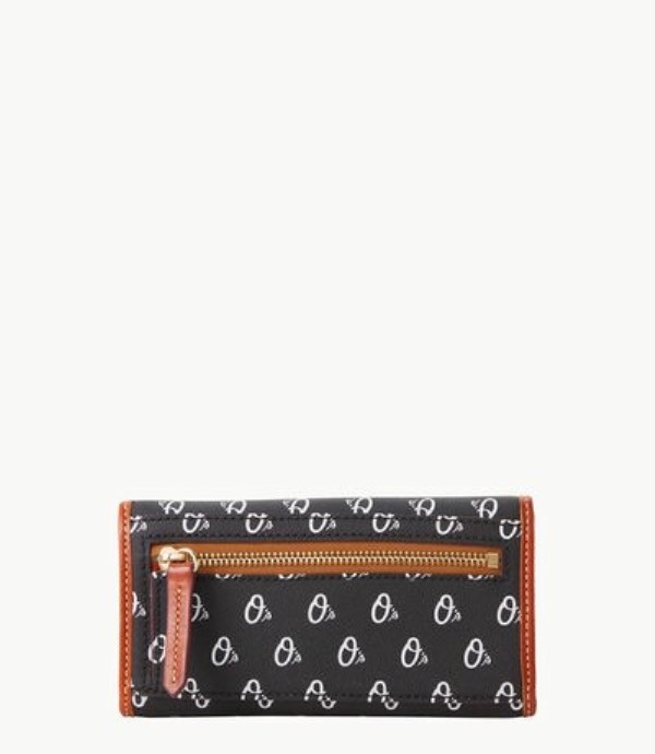 Black Dooney And Bourke MLB Orioles Continental Women's Clutch Bag | 95KVCXNAU