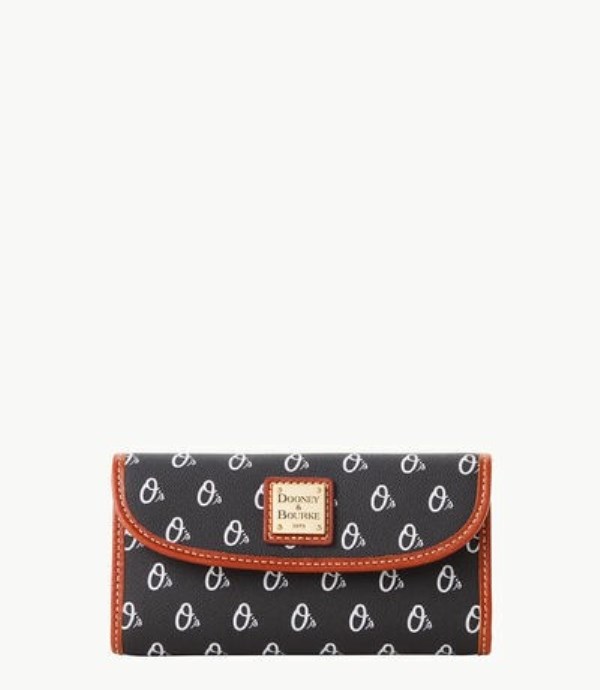 Black Dooney And Bourke MLB Orioles Continental Women\'s Clutch Bag | 95KVCXNAU