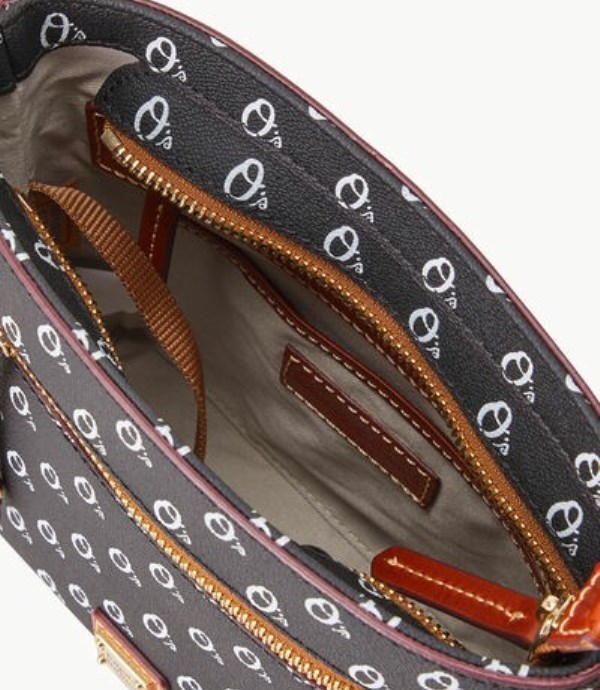 Black Dooney And Bourke MLB Orioles Small Zip Women's Crossbody Bags | 29QWKILES