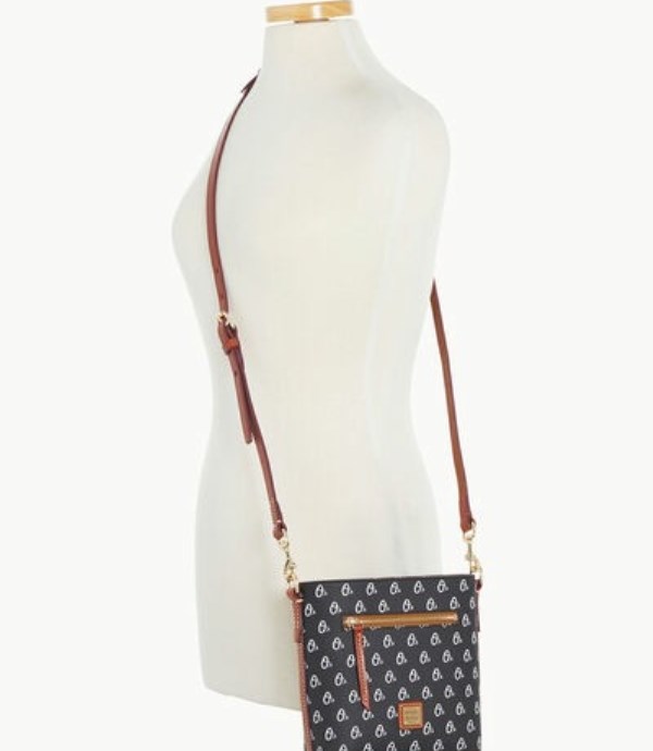 Black Dooney And Bourke MLB Orioles Small Zip Women's Crossbody Bags | 29QWKILES