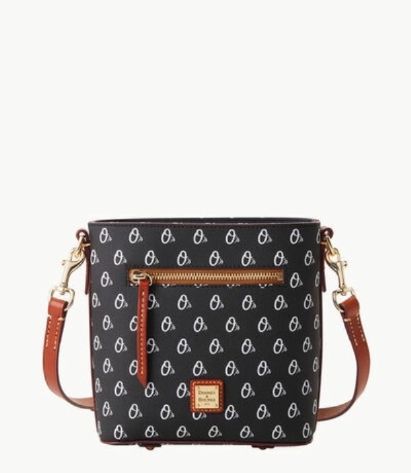 Black Dooney And Bourke MLB Orioles Small Zip Women\'s Crossbody Bags | 29QWKILES