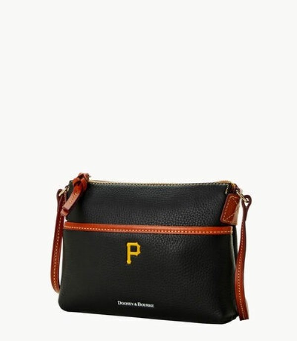 Black Dooney And Bourke MLB Pirates Ginger Women's Crossbody Bags | 90GMJNEQY