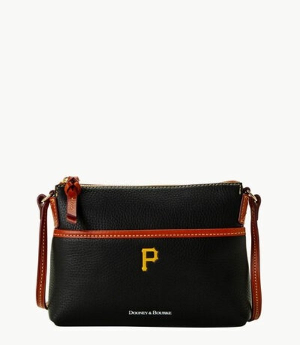 Black Dooney And Bourke MLB Pirates Ginger Women\'s Crossbody Bags | 90GMJNEQY