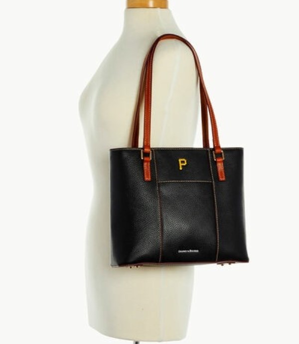 Black Dooney And Bourke MLB Pirates Small Lexington Women's Tote Bags | 84LVYBZGC