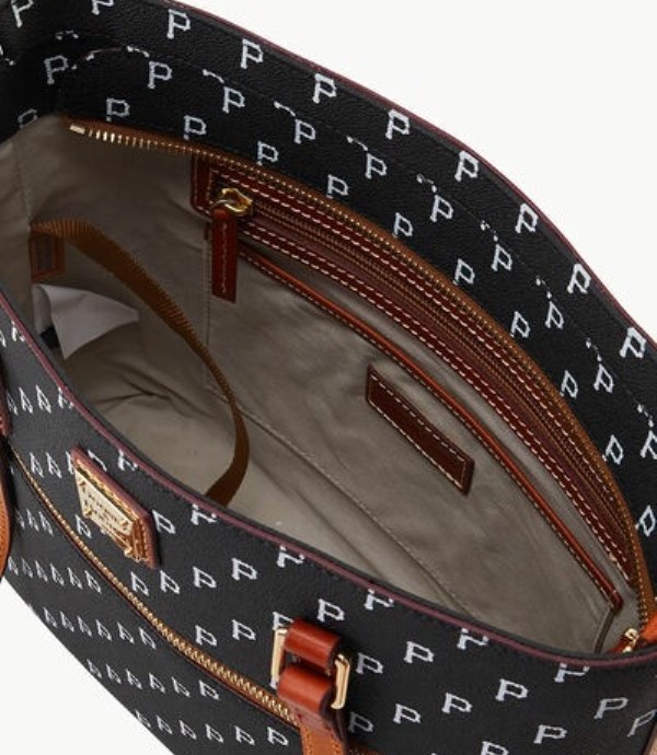 Black Dooney And Bourke MLB Pirates Women's Shopper Bag | 28QAYMXSP