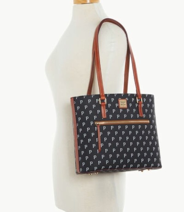 Black Dooney And Bourke MLB Pirates Women's Shopper Bag | 28QAYMXSP