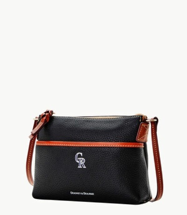 Black Dooney And Bourke MLB Rockies Ginger Women's Crossbody Bags | 29NIRKYZM