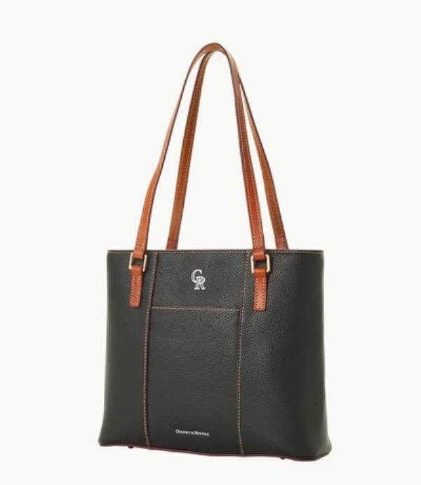 Black Dooney And Bourke MLB Rockies Small Lexington Women's Tote Bags | 85QKWBVMP