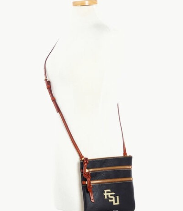 Black Dooney And Bourke NCAA Fla State Triple Zip Women's Crossbody Bags | 76VZDARLK