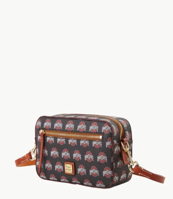 Black Dooney And Bourke NCAA Ohio State Camera Zip Women's Crossbody Bags | 28DUPIVXE