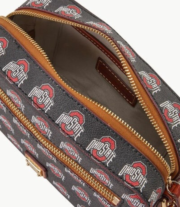 Black Dooney And Bourke NCAA Ohio State Camera Zip Women's Crossbody Bags | 28DUPIVXE