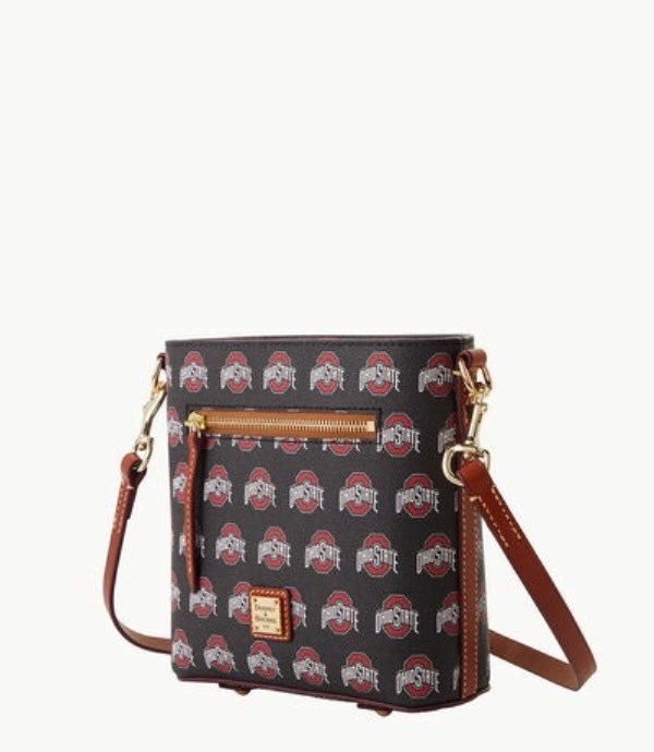 Black Dooney And Bourke NCAA Ohio State Small Zip Women's Crossbody Bags | 56XCNWHDG