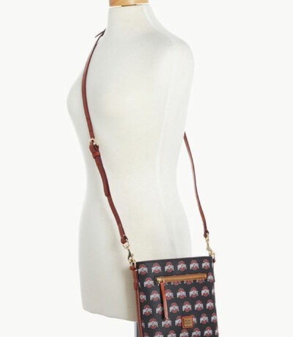 Black Dooney And Bourke NCAA Ohio State Small Zip Women's Crossbody Bags | 56XCNWHDG