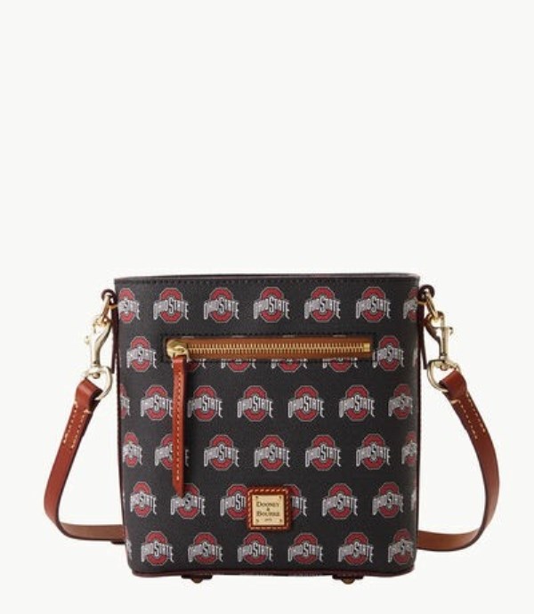 Black Dooney And Bourke NCAA Ohio State Small Zip Women\'s Crossbody Bags | 56XCNWHDG