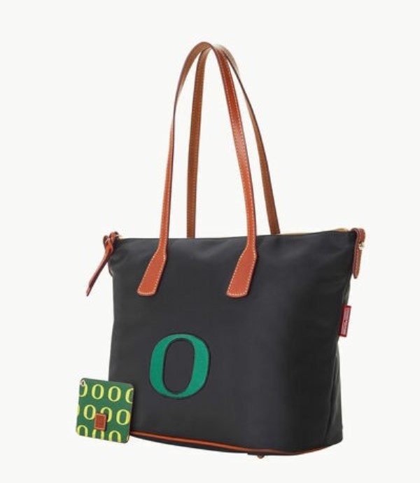 Black Dooney And Bourke NCAA Oregon Top Zip Women's Tote Bags | 40NXKRHAP