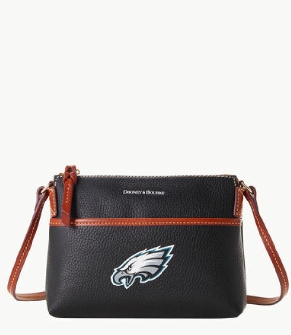 Black Dooney And Bourke NFL Eagles Ginger Women\'s Crossbody Bags | 48GUVEFKB