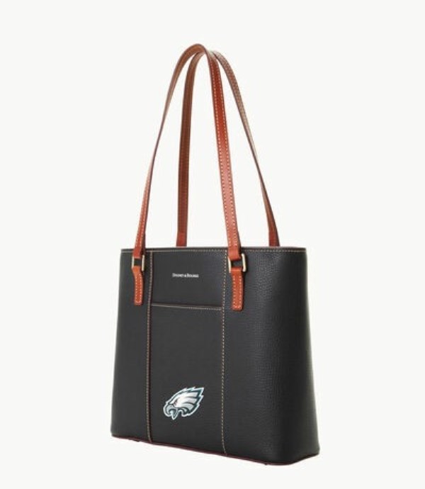 Black Dooney And Bourke NFL Eagles Small Lexington Women's Tote Bags | 80LCXKEGT