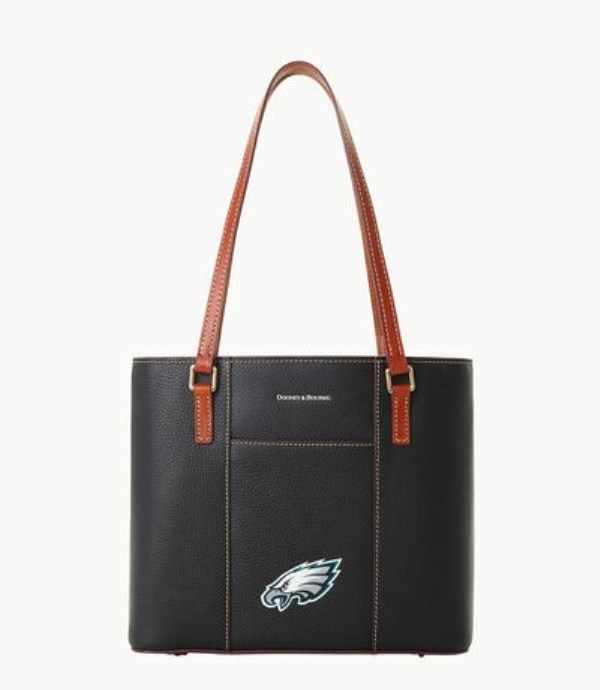 Black Dooney And Bourke NFL Eagles Small Lexington Women\'s Tote Bags | 80LCXKEGT