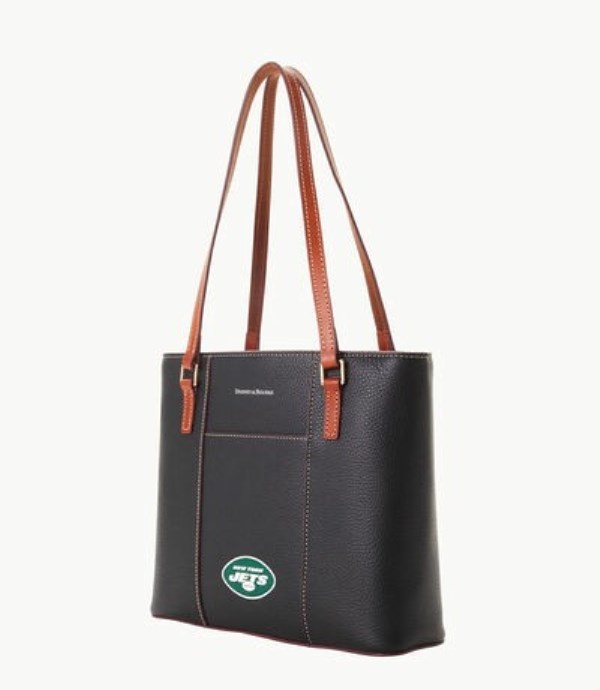 Black Dooney And Bourke NFL Jets Small Lexington Women's Tote Bags | 61KEACJQY