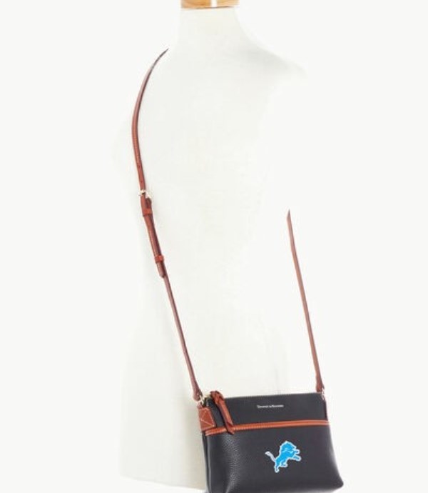 Black Dooney And Bourke NFL Lions Ginger Women's Crossbody Bags | 76DVGROLM