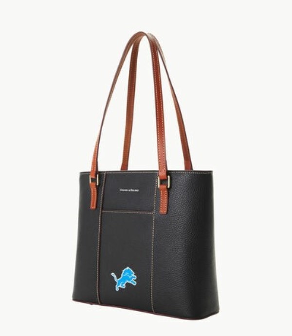 Black Dooney And Bourke NFL Lions Small Lexington Women's Tote Bags | 69AWNECMY