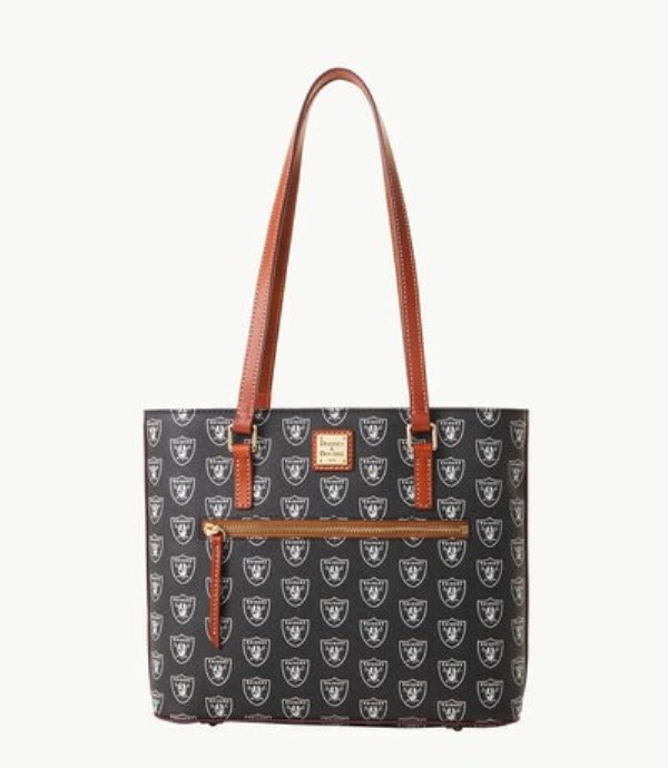 Black Dooney And Bourke NFL Raiders Women\'s Shopper Bag | 49PWFARGH