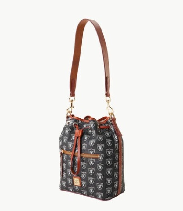 Black Dooney And Bourke NFL Raiders Women's Shoulder Bags | 68XWBPGNF