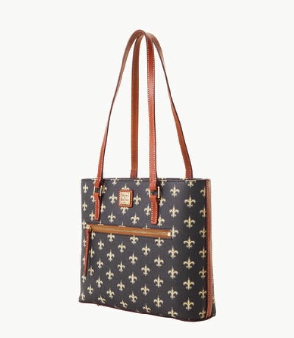 Black Dooney And Bourke NFL Saints Women's Shopper Bag | 63UBHFZJA