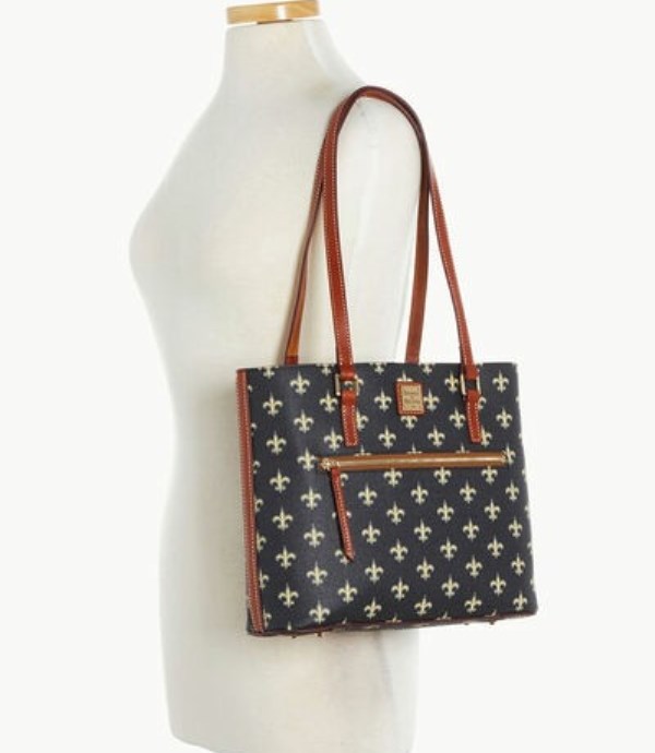 Black Dooney And Bourke NFL Saints Women's Shopper Bag | 63UBHFZJA