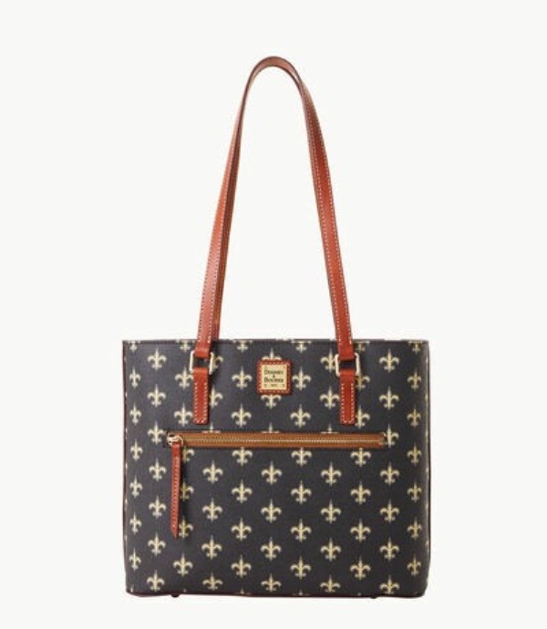 Black Dooney And Bourke NFL Saints Women\'s Shopper Bag | 63UBHFZJA