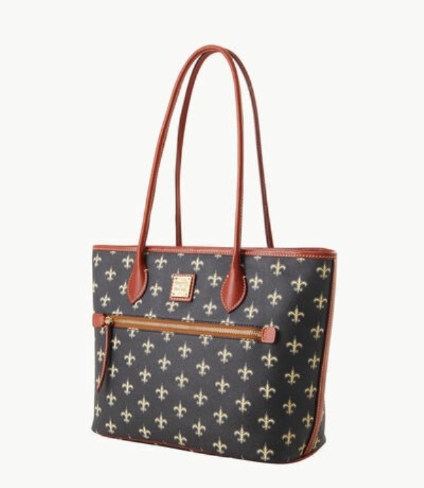 Black Dooney And Bourke NFL Saints Women's Tote Bags | 81SEMURBZ