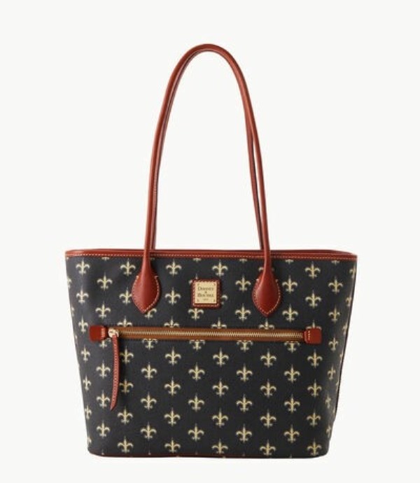 Black Dooney And Bourke NFL Saints Women\'s Tote Bags | 81SEMURBZ