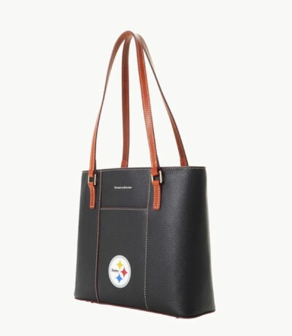 Black Dooney And Bourke NFL Steelers Small Lexington Women's Tote Bags | 13IULBKAQ