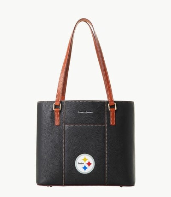 Black Dooney And Bourke NFL Steelers Small Lexington Women\'s Tote Bags | 13IULBKAQ