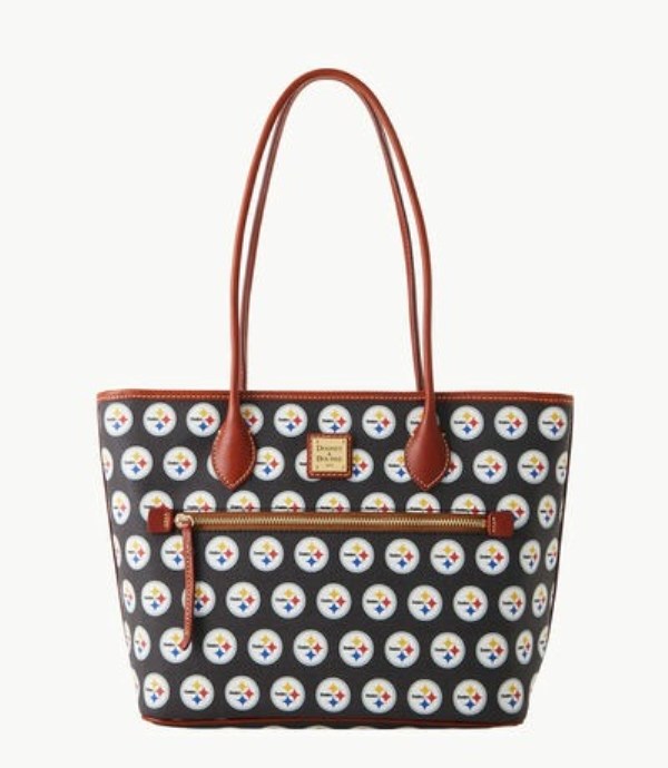 Black Dooney And Bourke NFL Steelers Women\'s Tote Bags | 03HGSOLKX