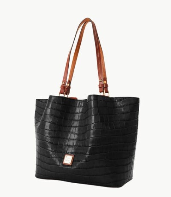 Black Dooney And Bourke Oakdale Flynn Women's Tote Bags | 07JLYWCSI