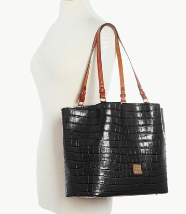 Black Dooney And Bourke Oakdale Flynn Women's Tote Bags | 07JLYWCSI