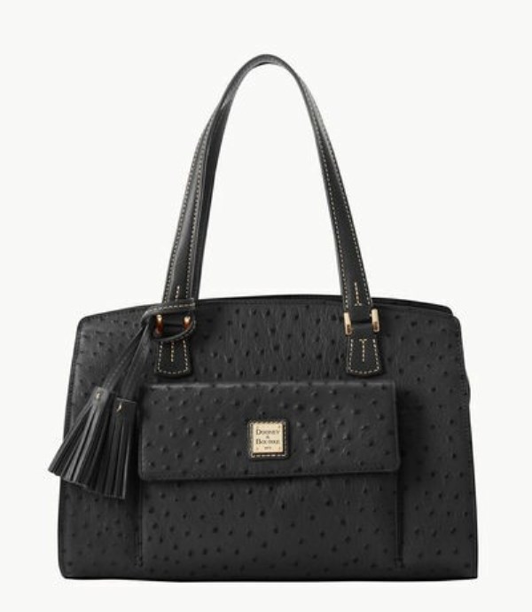 Black Dooney And Bourke Ostrich Women\'s Shoulder Bags | 43SPULCQM