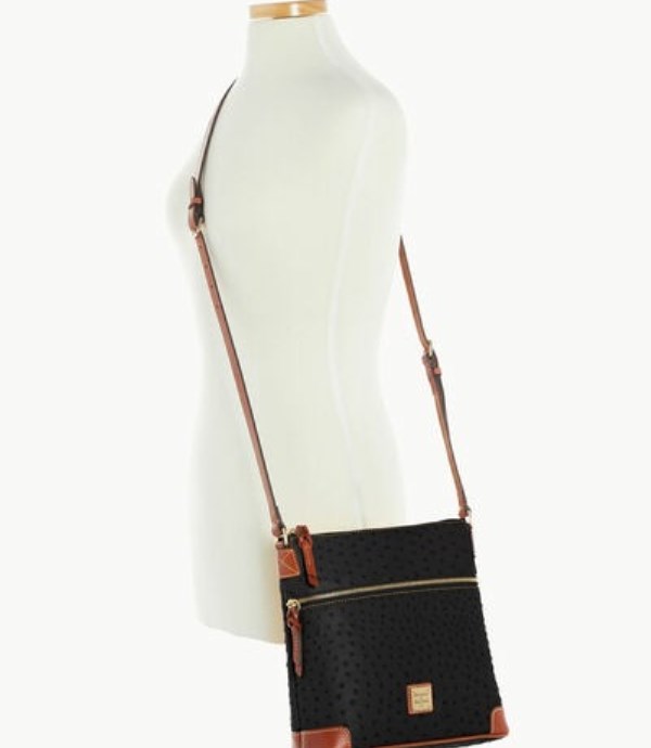 Black Dooney And Bourke Ostrich Women's Crossbody Bags | 75WFCELYH