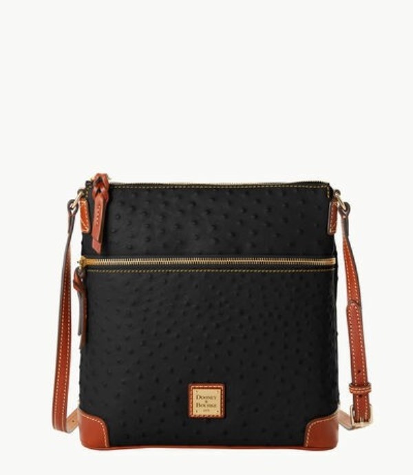 Black Dooney And Bourke Ostrich Women\'s Crossbody Bags | 75WFCELYH